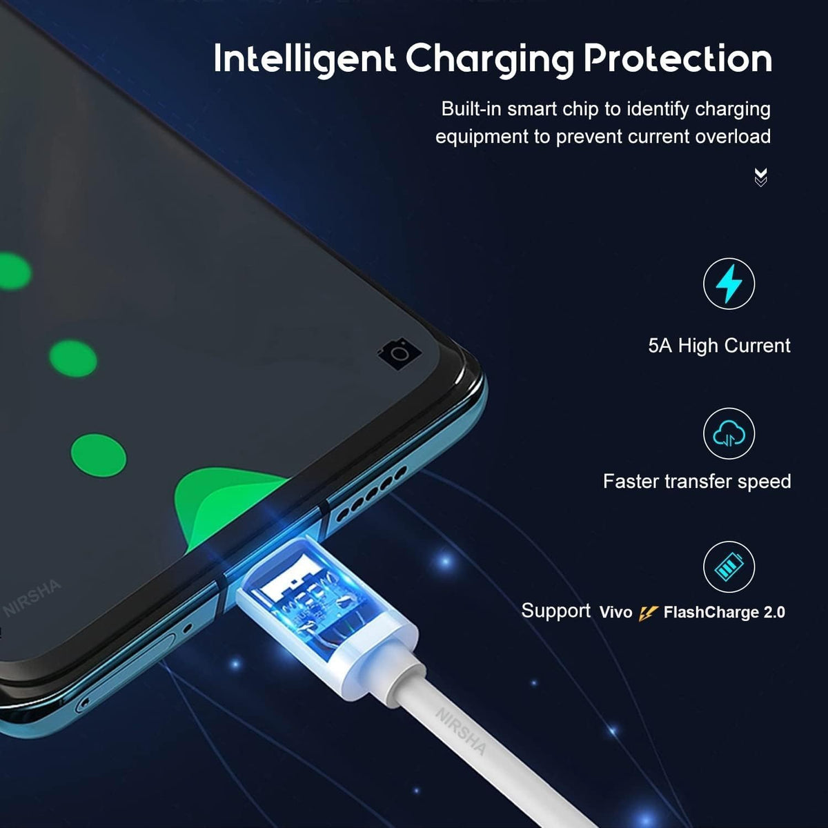 85W Flash Charger with Type-C Cable – Fast Wall Charger