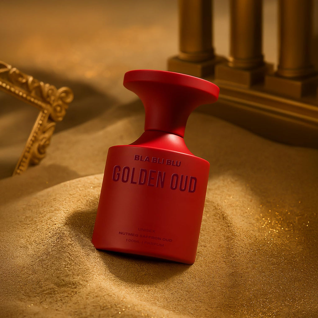 BLABLIBLU Golden Oud Unisex Perfume for Men & Women|100ml Long-Lasting Parfum