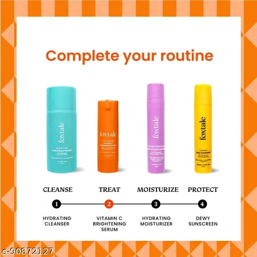 FoxTale vitamin-c Seram Vitamin C Serum 15% L-Ascorbic Acid and 1% Vitamin E Brightening Serum-30ml
