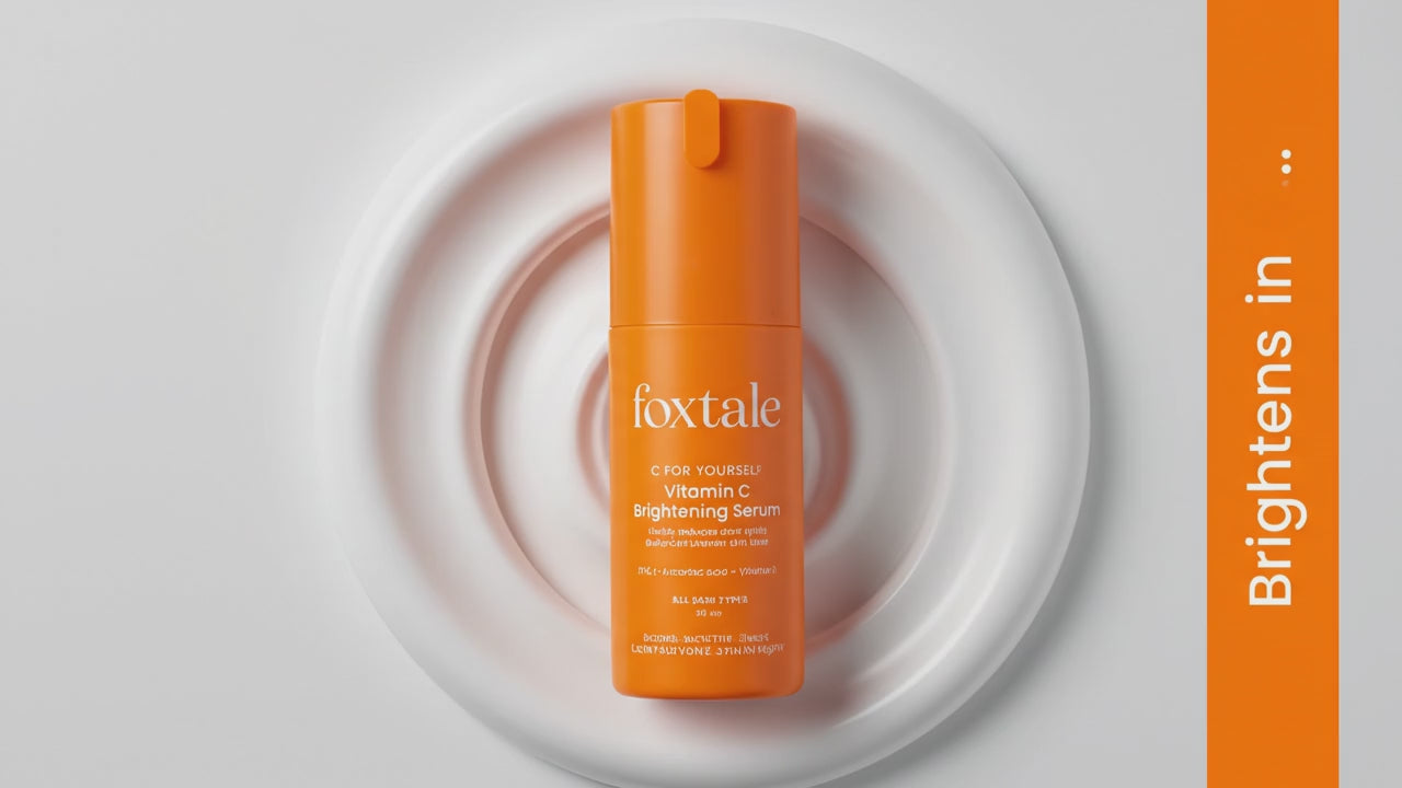 FoxTale vitamin-c Seram Vitamin C Serum 15% L-Ascorbic Acid and 1% Vitamin E Brightening Serum-30ml